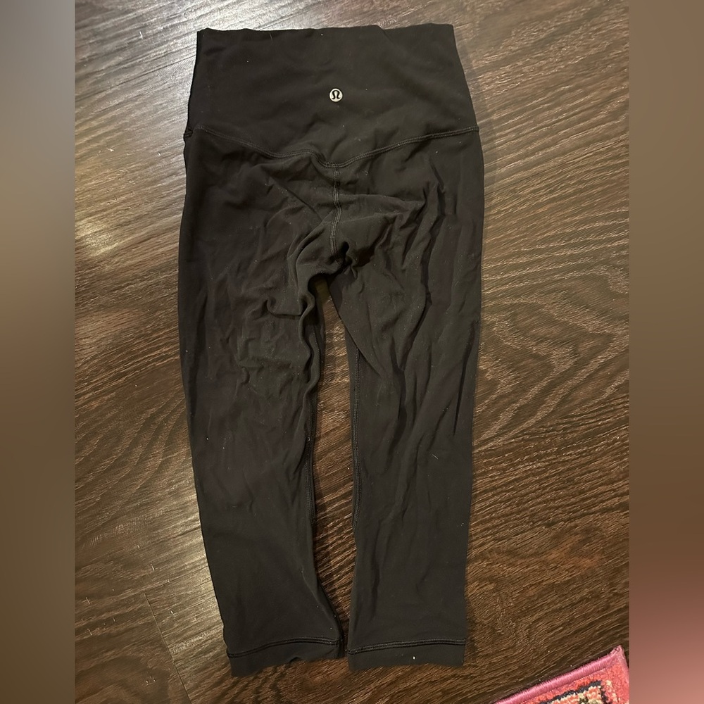 lululemon Align Cropped Black Leggings